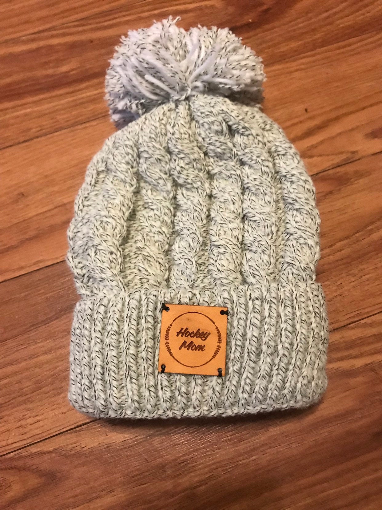 Hockey Mom Beanie with Pom | Goalie Mom beanie