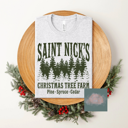 St Nick’s Tree Farm -  Adult Unisex Crewneck T-Shirt