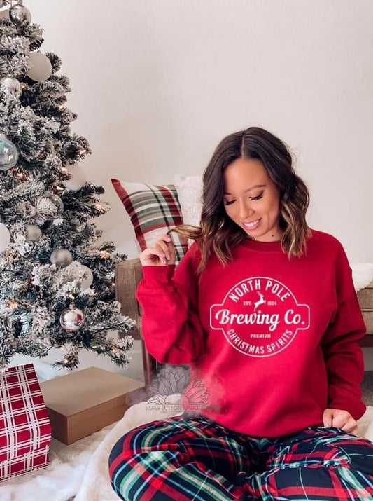 North Pole Brewing Co. -Adult Unisex Crewneck Sweatshirt