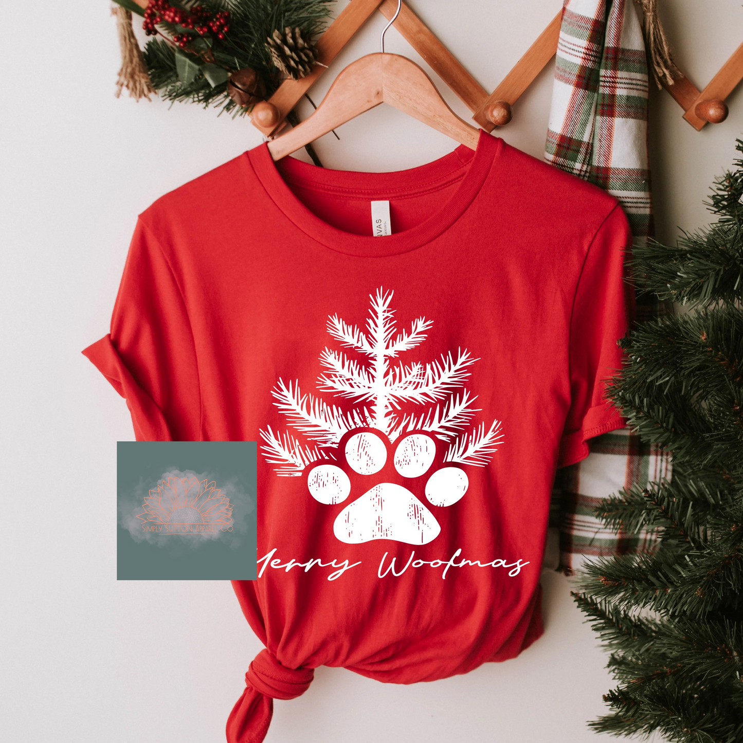 Merry Woofmas -  Adult Unisex Crewneck T-Shirt