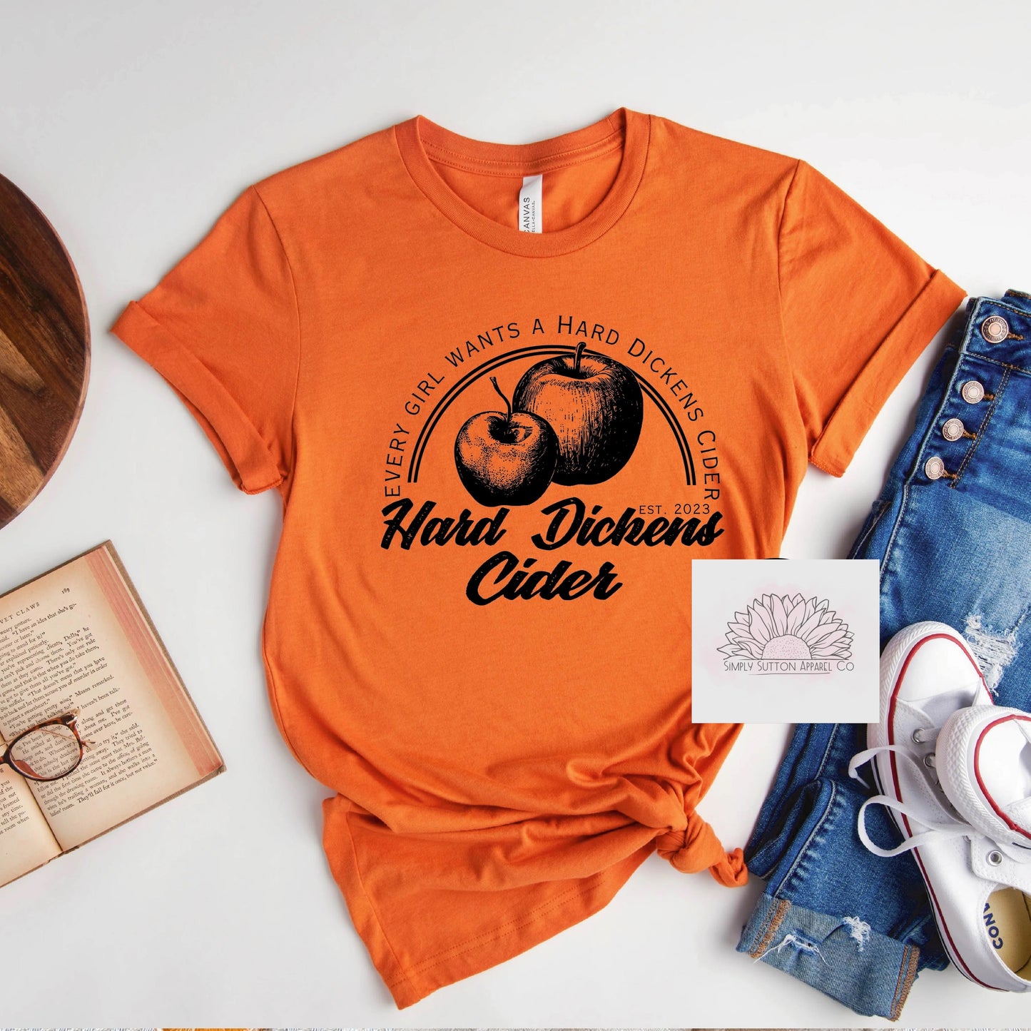 Hard Dickens Cider- Adult Unisex Crewneck T-shirt