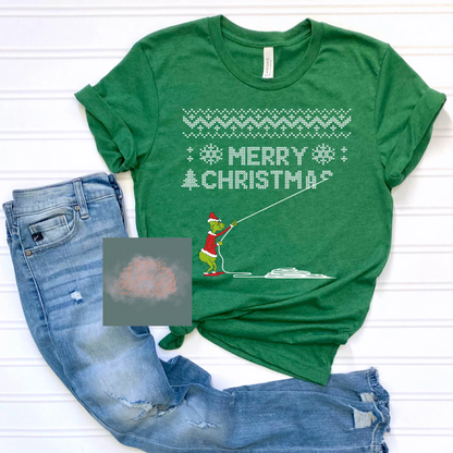 Merry Grinchmas -  Adult Unisex Crewneck T-Shirt