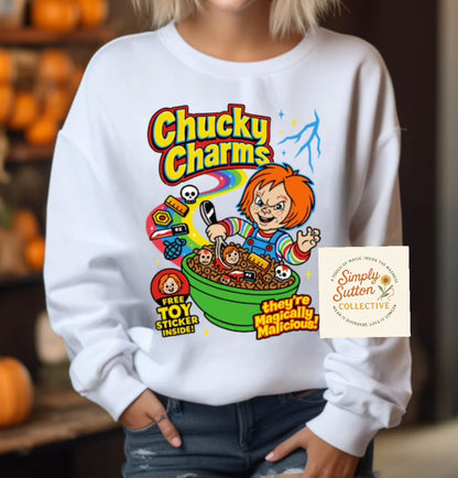 Horror Cereals - Adult Unisex Crewneck Sweatshirt