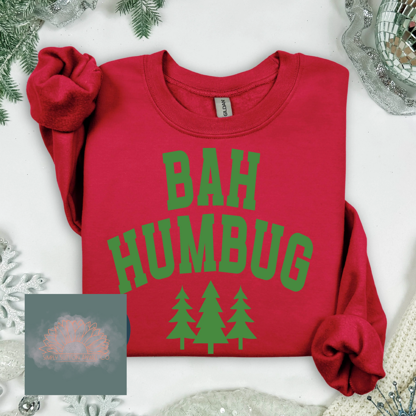 Bah Humbug - Adult Crewneck Sweatshirt