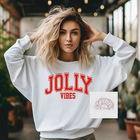 Jolly Vibes - Adult Unisex Crewneck Sweatshirt