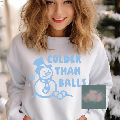 Colder than Balls - Adult Crewneck Sweatshirt