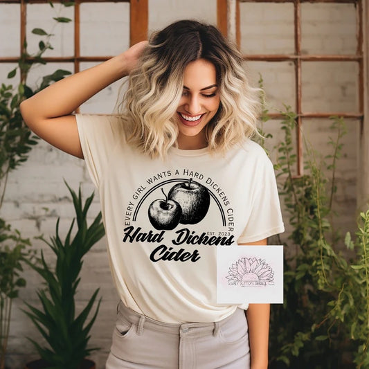 Hard Dickens Cider- Adult Unisex Crewneck T-shirt