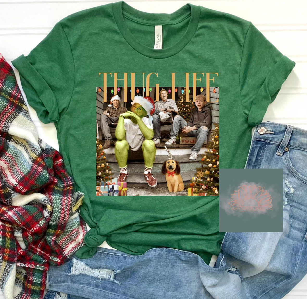 Thug Life Christmas -  Adult Unisex Crewneck T-Shirt