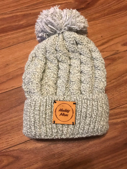 Hockey Mom Beanie with Pom | Goalie Mom beanie