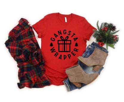 Gangster Wrapper- Adult Unisex Crewneck T-Shirt