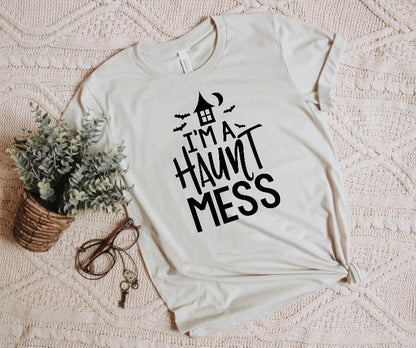 Haunt Mess- Adult Unisex Crewneck T-Shirt