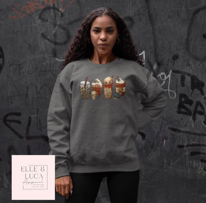 Pumpkin Spice Latte Season |  Crewneck Unisex Sweatshirt