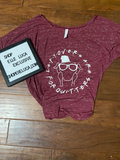 Leftovers are for quitters