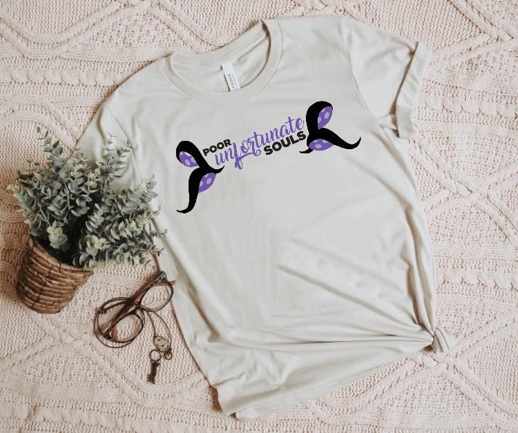 Poor unfortunate Souls- Adult Unisex Crewneck T-shirt