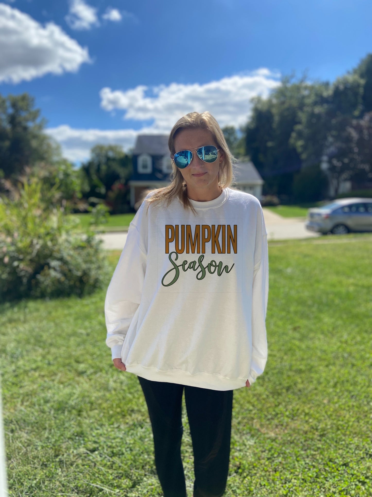 Pumpkin Season Adult Unisex Crewneck Sweatshirt