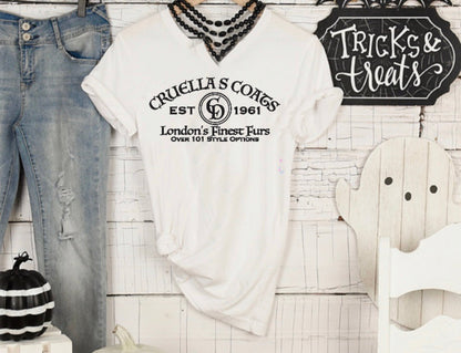 Cruella’s Coat’s- Adult Unisex Crewneck T-shirt