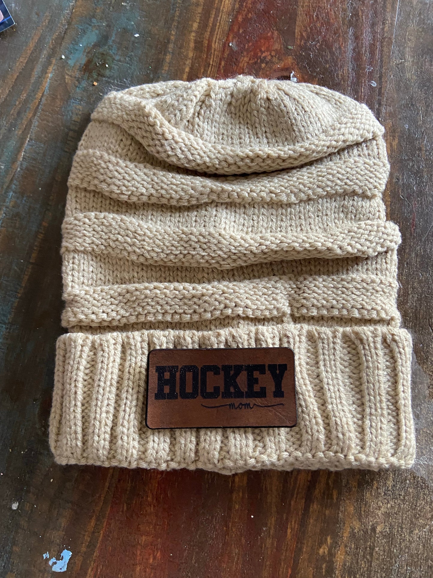 Hockey Mom Slouchy Beanie | Goalie Mom Slouchy Beanie